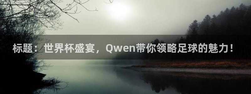 世界杯球队：标题：世界杯盛宴，Qwen带你领略足球的魅力！
