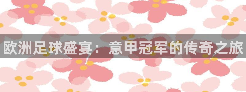 2026世预赛全部赛程：欧洲足球盛宴：意甲冠军的传奇之旅